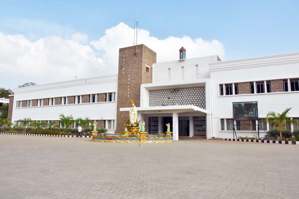 The main building at Fatima College, Madurai